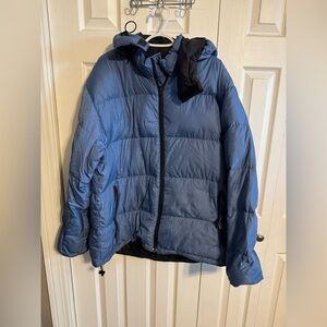 Land’s End men’s XL winter coat jacket puffer blue